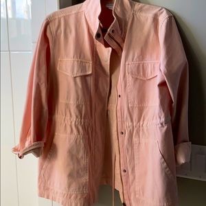 Peachy Pink denim Jacket